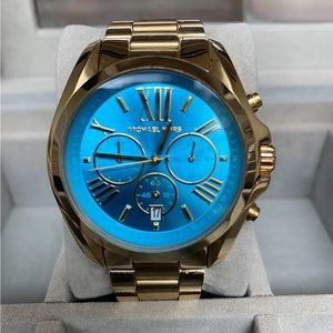 Women’s Micheal Kors Gold & Blue Watch